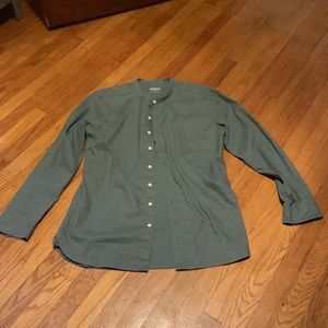 Western Rise - Hemp Band-Collar - Large - Green